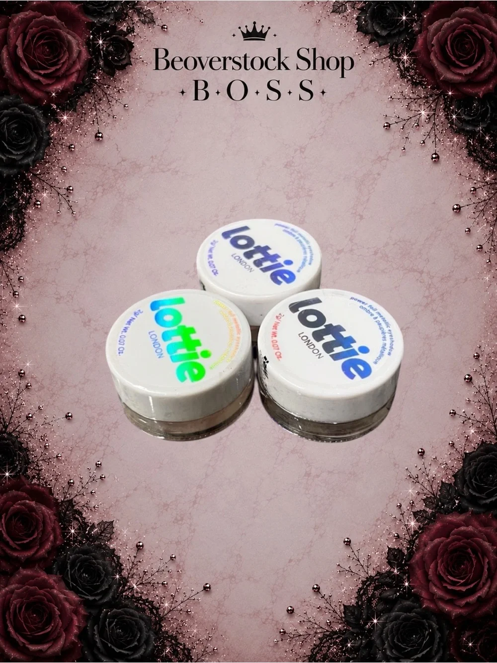 New NWT – Lottie London Outlast Pressed Pigment Pots (Set of 3)